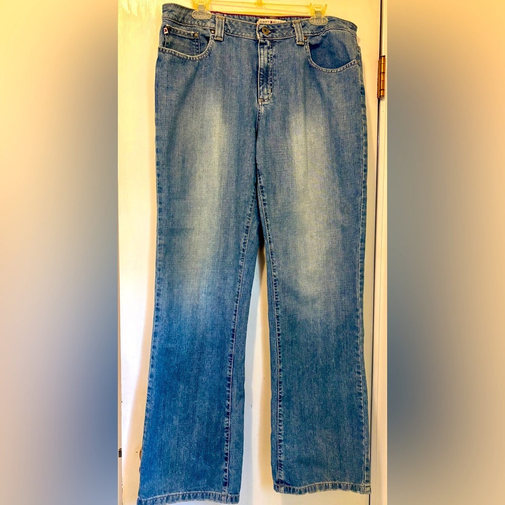 Vintage Tommy Hilfiger Boyfriend Jeans High Rise size 14 100% cotton (36x31)